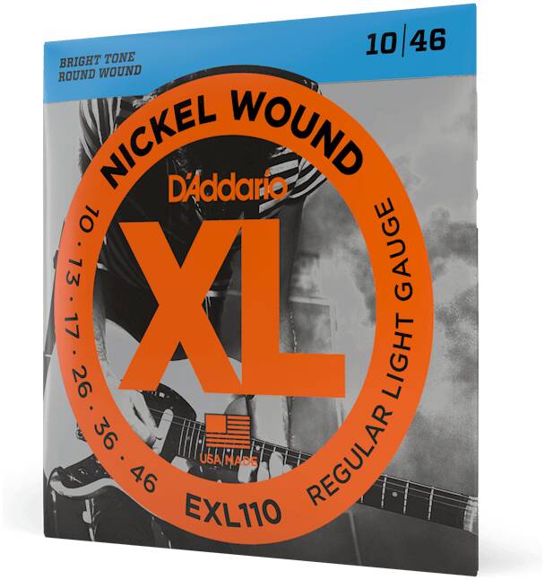 D'ADDARIO EXL110 струны для электрогитары, Regular Light, 10-46