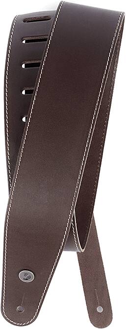 PLANET WAVES 25LS01-DX гитарный ремень, кожа, коричневый, прошитый