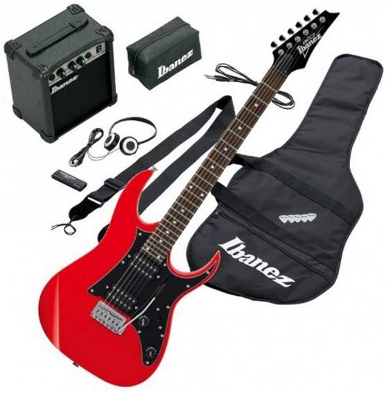 IBANEZ IJRG200U RED NEW JUMPSTART набор начинающего гитариста, серия GIO: электрогитара GRG, цвет че
