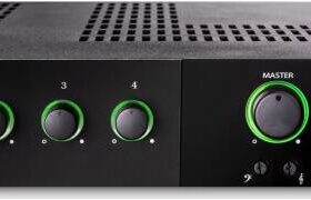 JBL CSMA 180 Инсталляционный микшер с усилителем, четыре входных канала (1 микрофонно линейный и 4 с