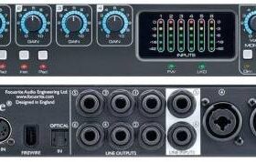 FOCUSRITE Saffire PRO 26 Firewire - аудио интерфейс. Максимальное качество записи - 96 кГц, 24 бита.