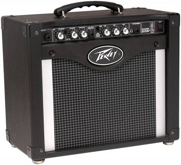PEAVEY Rage 258 гитарный комбоусилитель, 25 Вт, 8” динамик Blue Marvel®, 2 переключаемых ка