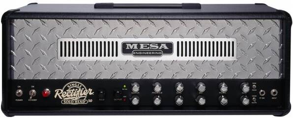 MESA BOOGIE NEW DUAL RECTIFIER SOLO HEAD гитарный ламповый усилитель 100 Вт 2-х канальный, цвет черн
