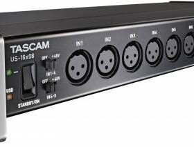 TASCAM US-16x08 рэковый USB аудио интерфейс, 16 входов и 8 выходов, плюс один вход/выход USB