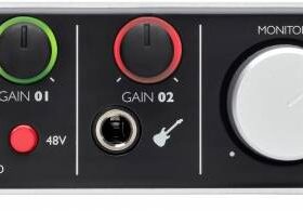 FOCUSRITE iTrack Solo (Lightning). Компактный USB интерфейс с возможностью записи на iPad.