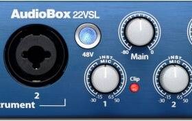 PreSonus AudioBox 22VSL внешний звуковой/MIDI интерфейс, USB 2.0, 2 вх/2 вых каналов, программный ми