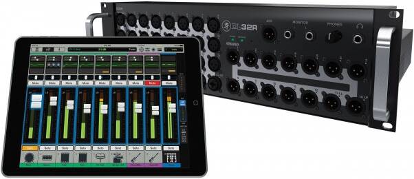 MACKIE DL32R 32-канальный цифровой аудио микшер с WiFi управлением через iPad