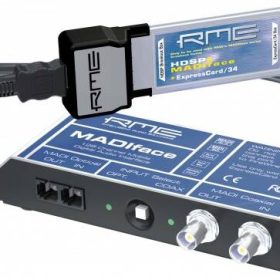 RME MADIface - 128 канальная 24 Bit / 192 kHz, 34mm Express карта + модуль вх/вых