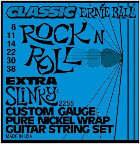 ERNIE BALL 2255 - Classic pure nickel - (8-38) никель