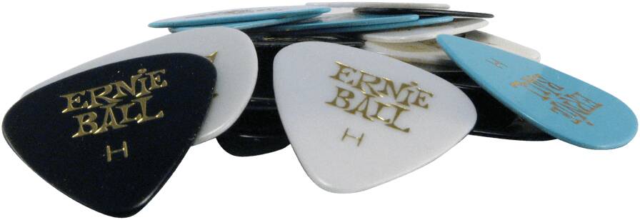 ERNIE BALL 9174 - медиатор из целлюлозы, жёсткий 0,94 мм, цвета в ассортименте, упаковка 24 шт.