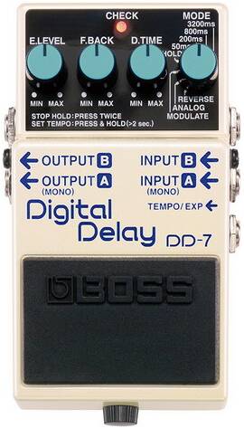 BOSS DD-7 Digital Delay педаль для электрогитары