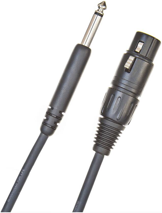 PLANET WAVES PW-CGMIC-25 микрофонный кабель XLR-Jack, 7,62м.