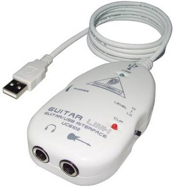 BEHRINGER UCG102 - Внешний интерфейс USB для подключения электрогитары к компьютеру (PC