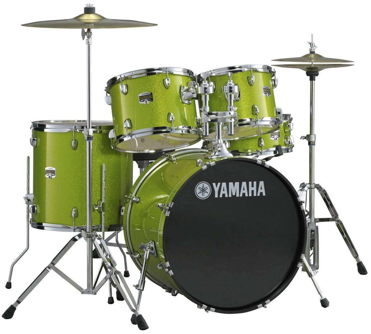 YAMAHA GM2F51 WGG - часть уд. установки №1/3 (BD22,FT16,TT12, tom holder), цвет WHITE GRAPE GLITTER
