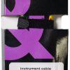 STANDS & CABLES GC-108-1 Инструментальный кабель в тканевой оплетке 1 м. Разъемы: Jack 6,3мм. моно -