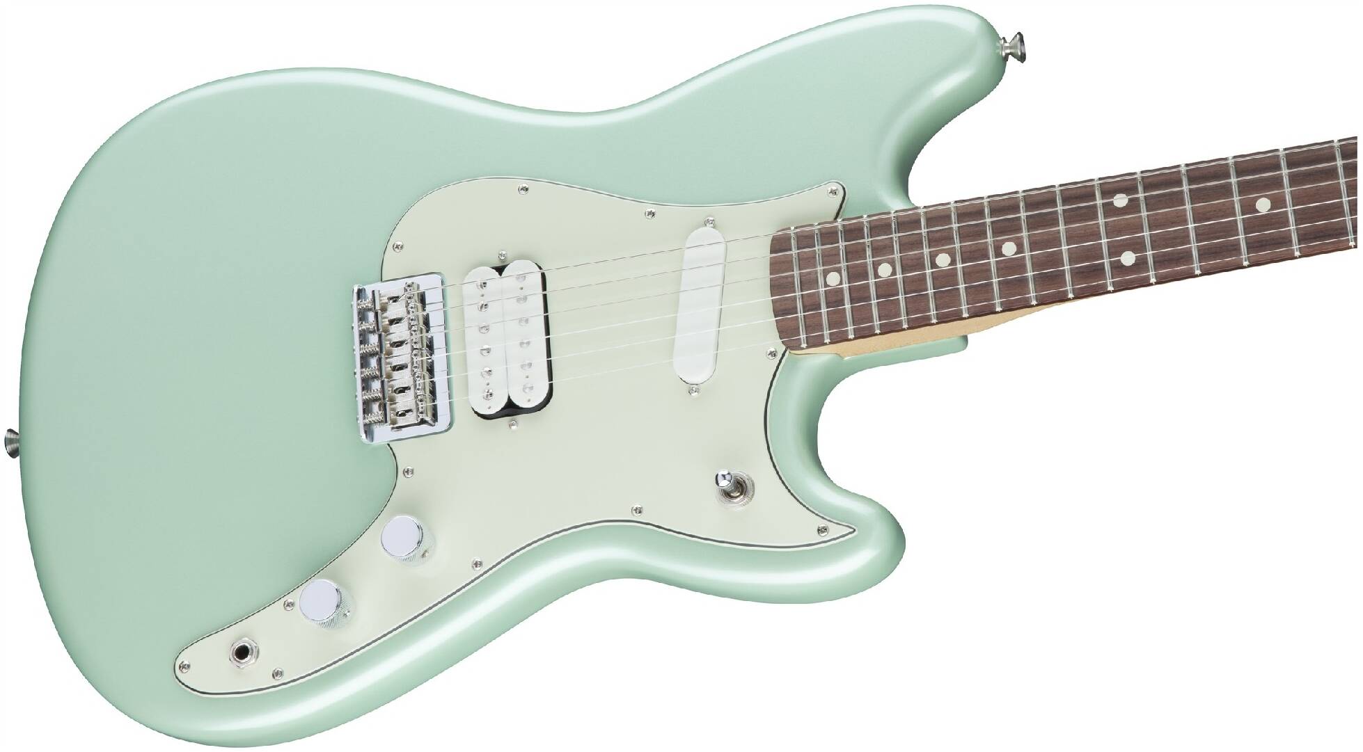 FENDER DUO SONIC HS RW Surf Green электрогитара DUO SONIC HS, цвет серф грин, палисандровая накладка — изображение 4